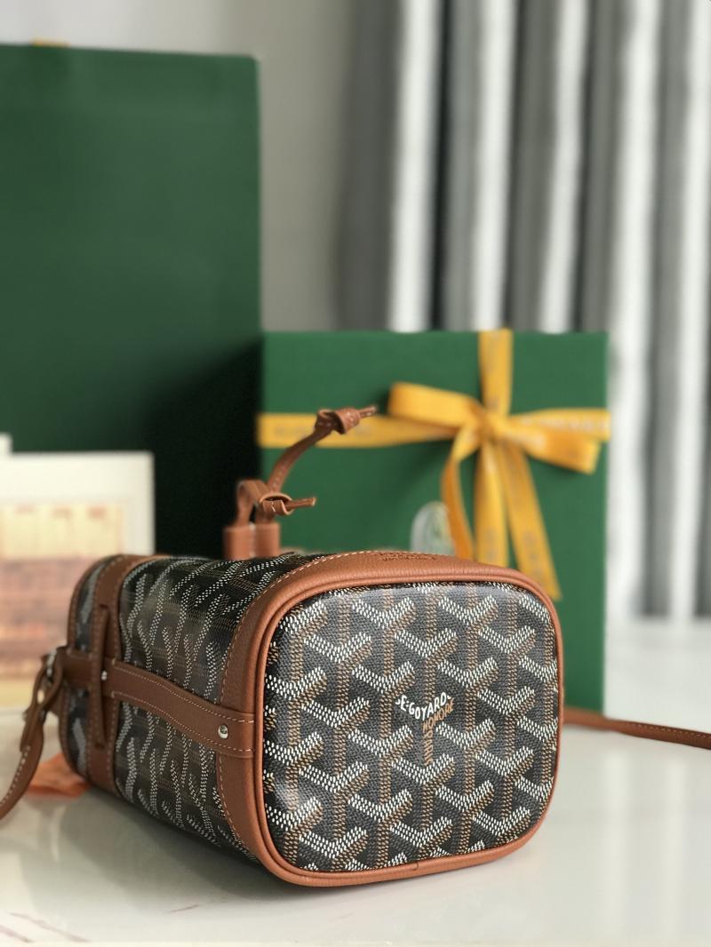 Goyard Petit Flot Mini Bucket Bag Tan G020251