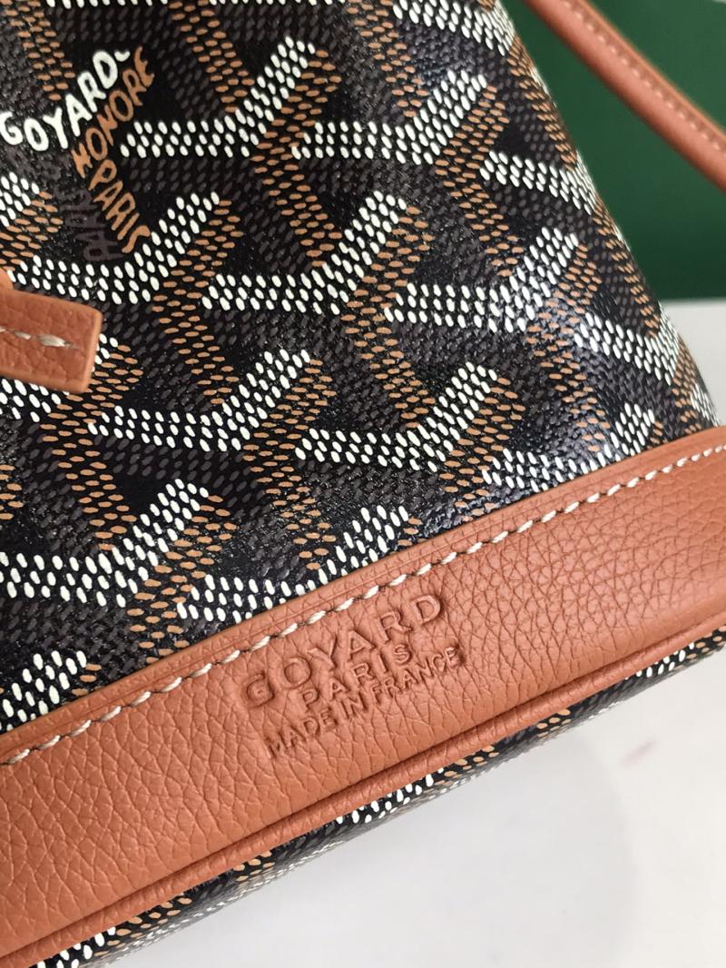 Goyard Petit Flot Mini Bucket Bag Tan G020251