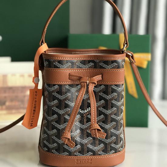 Goyard Petit Flot Mini Bucket Bag Tan G020251