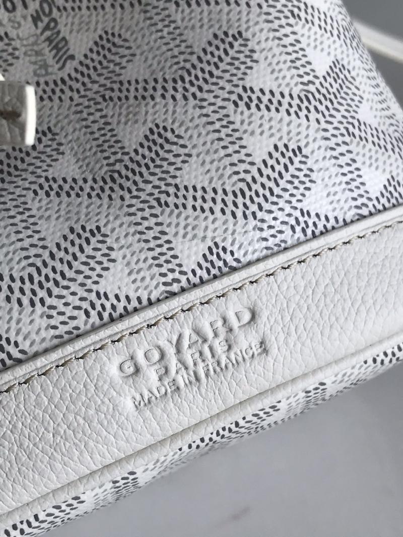 Goyard Petit Flot Mini Bucket Bag White G020251