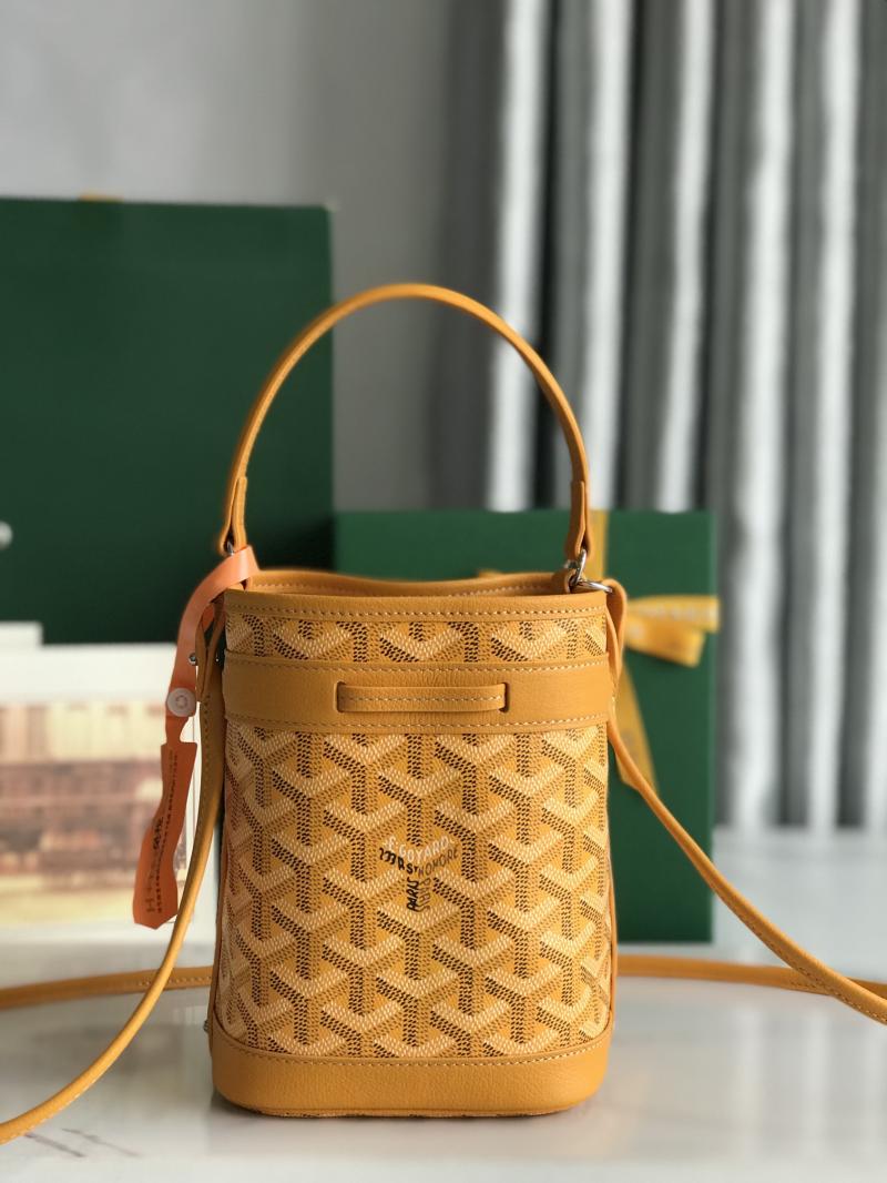 Goyard Petit Flot Mini Bucket Bag Yellow G020251