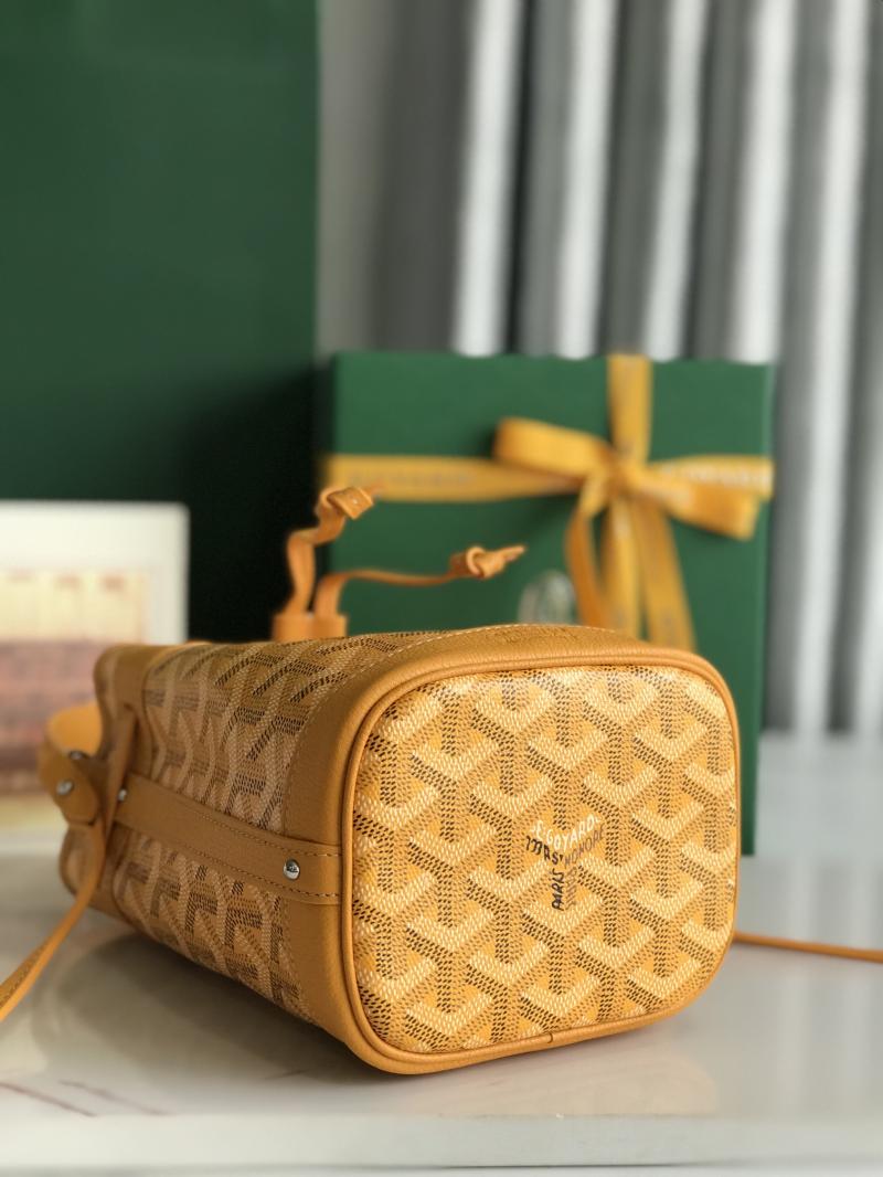 Goyard Petit Flot Mini Bucket Bag Yellow G020251