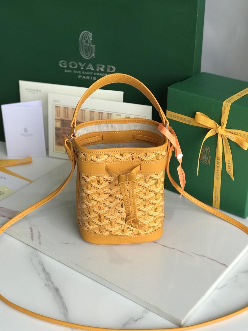 Goyard Petit Flot Mini Bucket Bag Yellow G020251