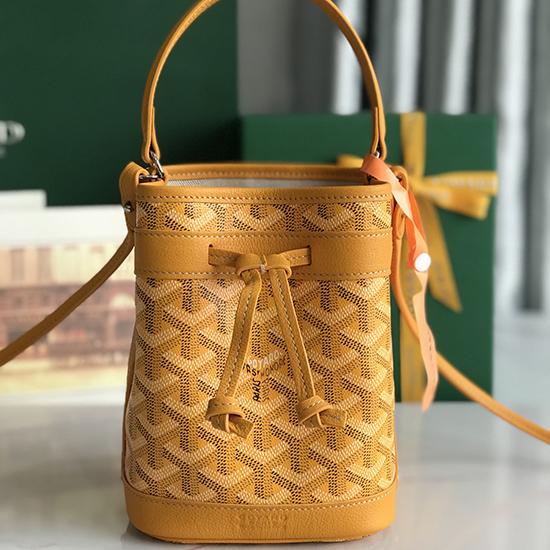 Goyard Petit Flot Mini Bucket Bag Yellow G020251