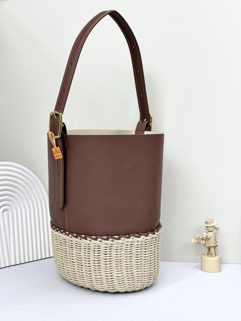 Loro Piana Cedar Bucket bag Caramel FAO1435