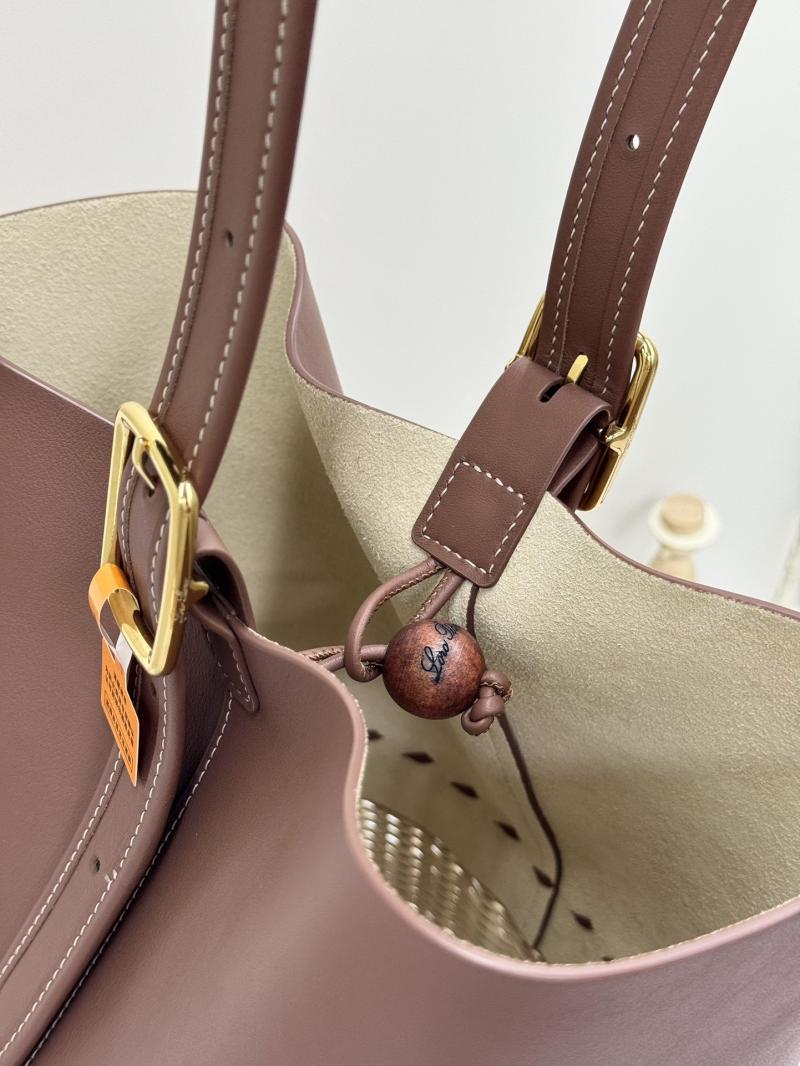 Loro Piana Cedar Bucket bag Caramel FAO1435