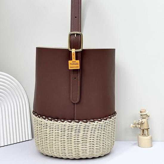 Loro Piana Cedar Bucket bag Caramel FAO1435