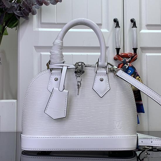 Louis Vuitton Alma BB White M24645