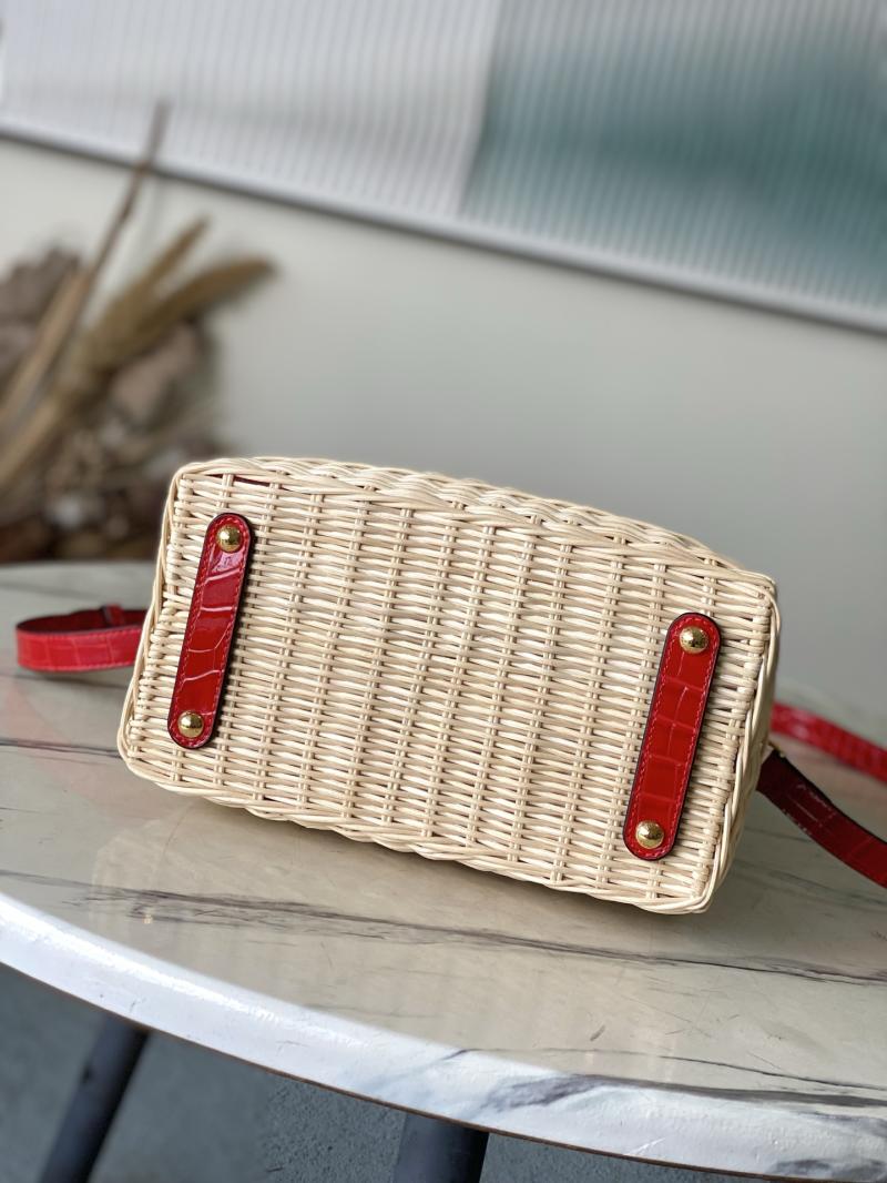 Louis Vuitton Capucines BB Red N88126