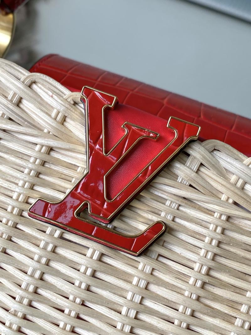 Louis Vuitton Capucines BB Red N88126