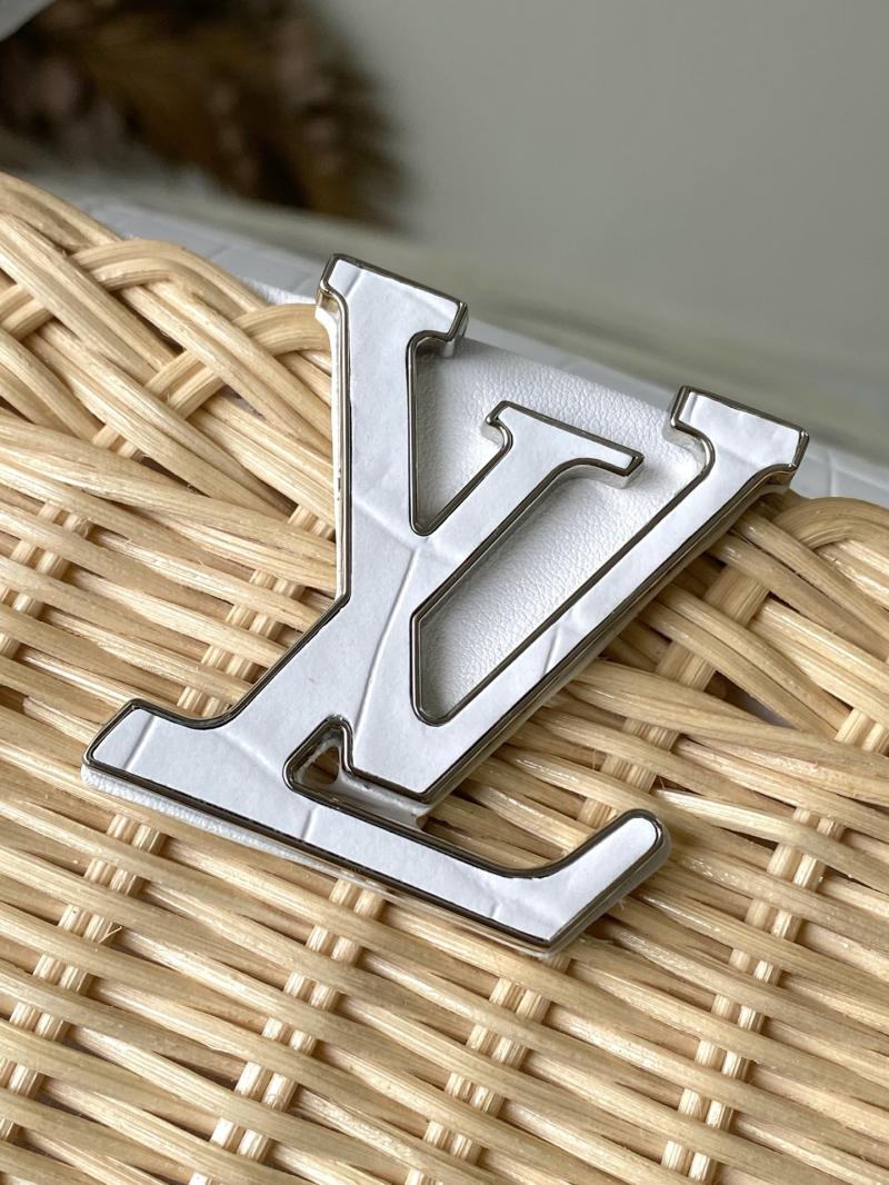 Louis Vuitton Capucines BB White N88126