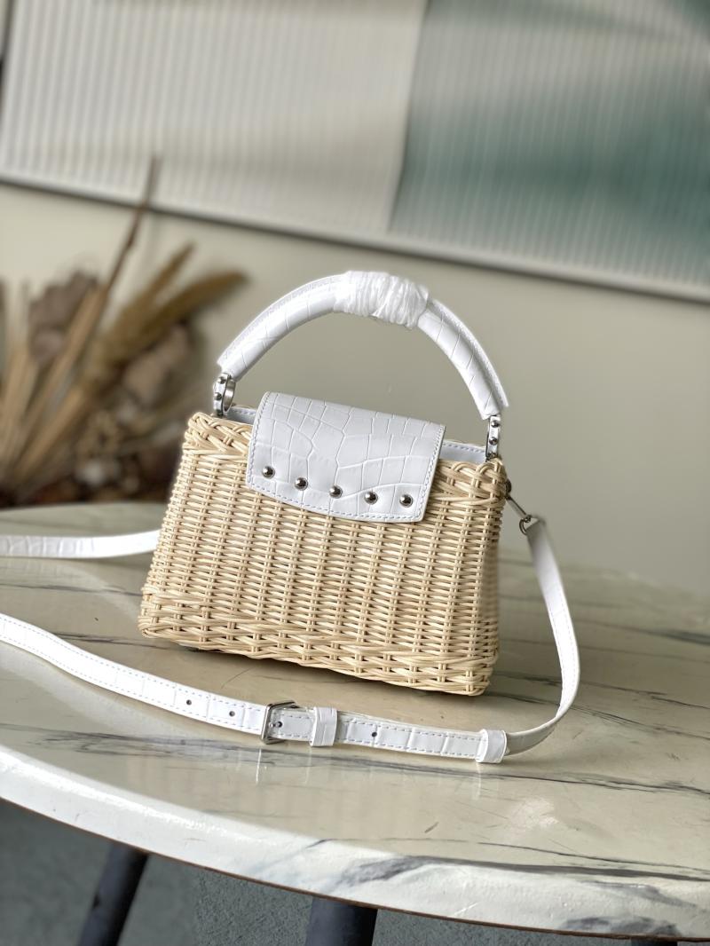 Louis Vuitton Capucines Mini White N88126