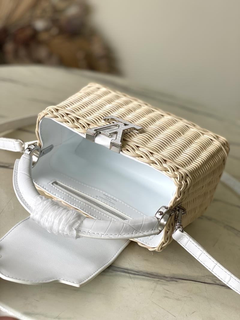 Louis Vuitton Capucines Mini White N88126