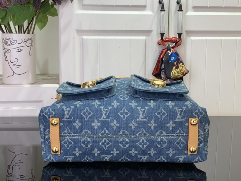 Louis Vuitton Monogram Denim Baggy GM Blue M95210