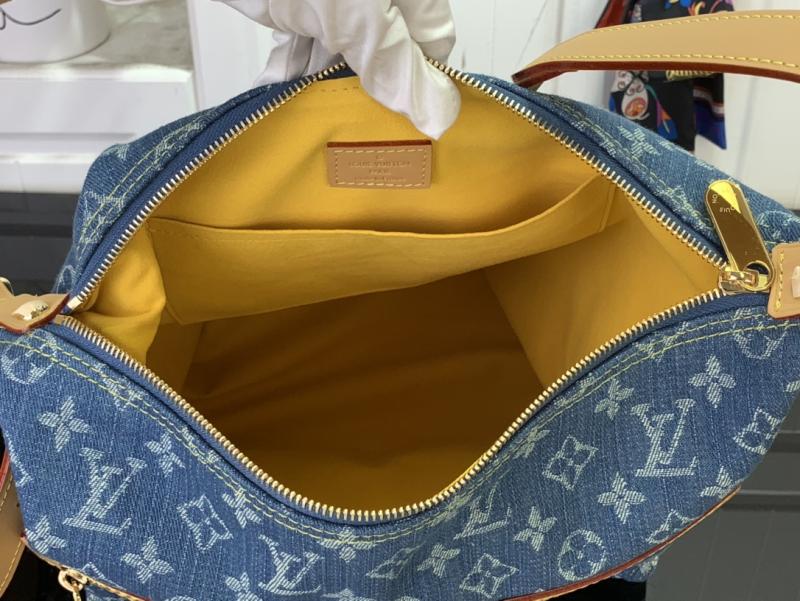Louis Vuitton Monogram Denim Baggy GM Blue M95210