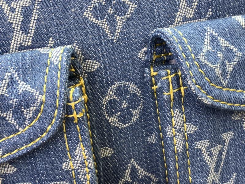 Louis Vuitton Monogram Denim Baggy GM Blue M95210
