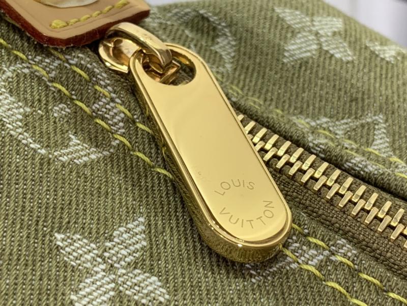 Louis Vuitton Monogram Denim Baggy GM Green M95210