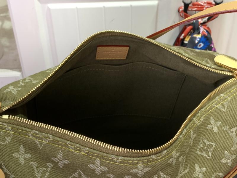 Louis Vuitton Monogram Denim Baggy GM Green M95210