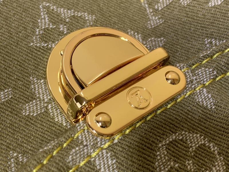 Louis Vuitton Monogram Denim Baggy GM Green M95210
