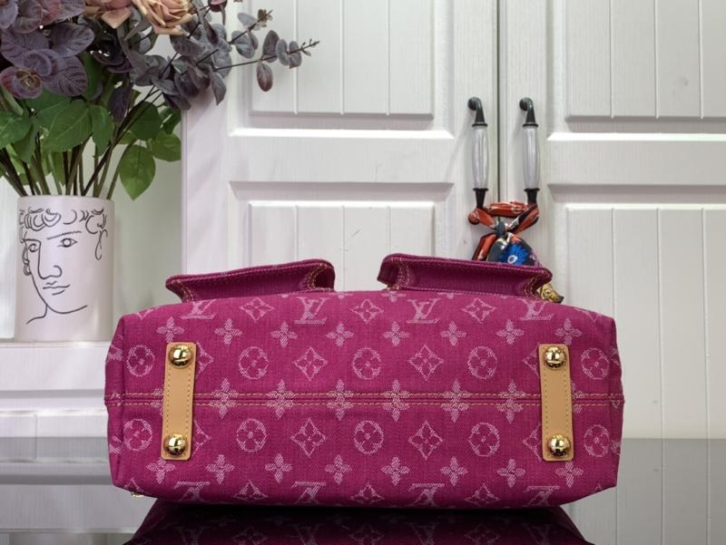 Louis Vuitton Monogram Denim Baggy GM Pink M95210