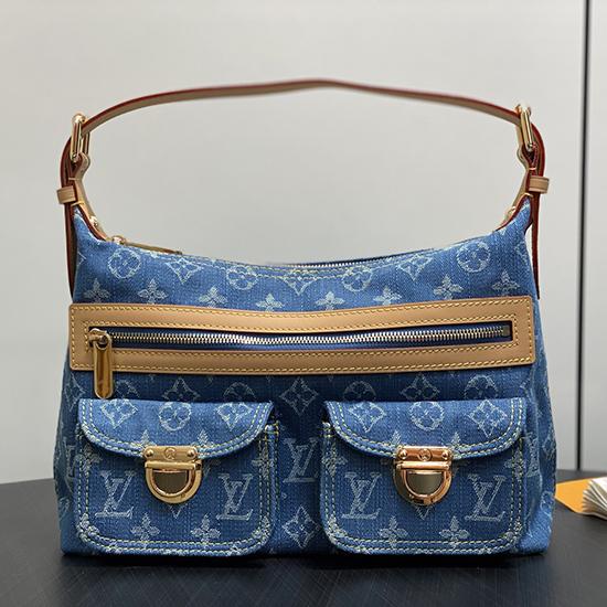 Louis Vuitton Monogram Denim Vintage Bag Blue M44464