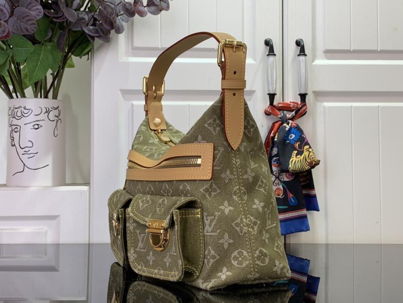 Louis Vuitton Monogram Denim Vintage Bag Green M44464