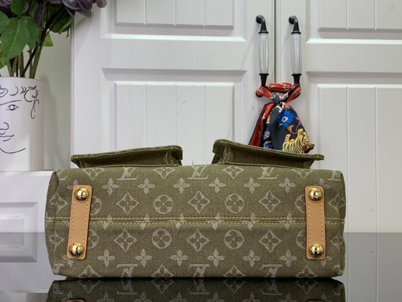 Louis Vuitton Monogram Denim Vintage Bag Green M44464
