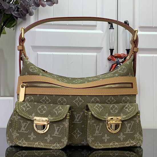 Louis Vuitton Monogram Denim Vintage Bag Green M44464