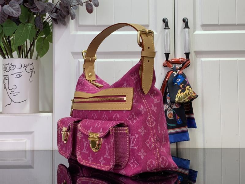 Louis Vuitton Monogram Denim Vintage Bag M44464 Pink