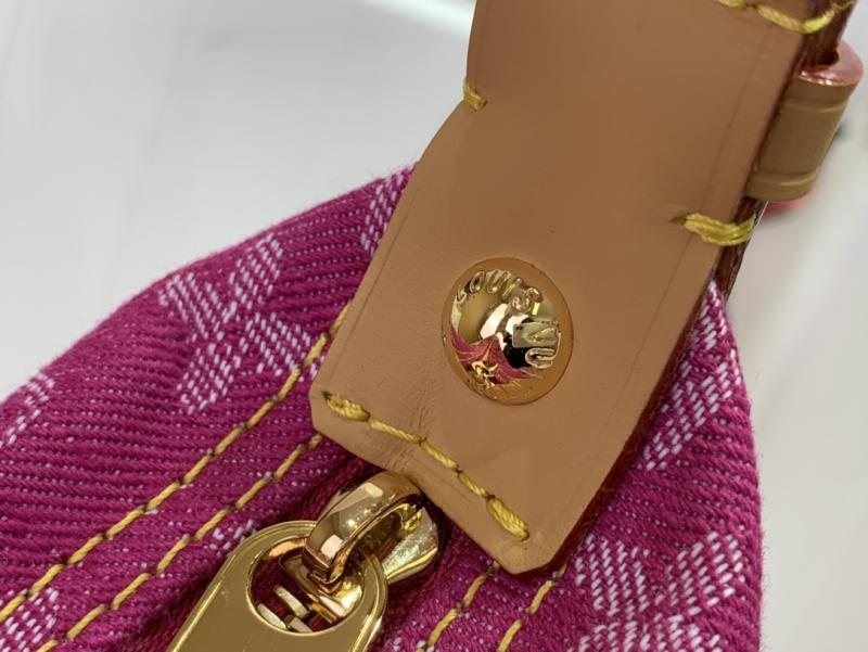 Louis Vuitton Monogram Denim Vintage Bag M44464 Pink