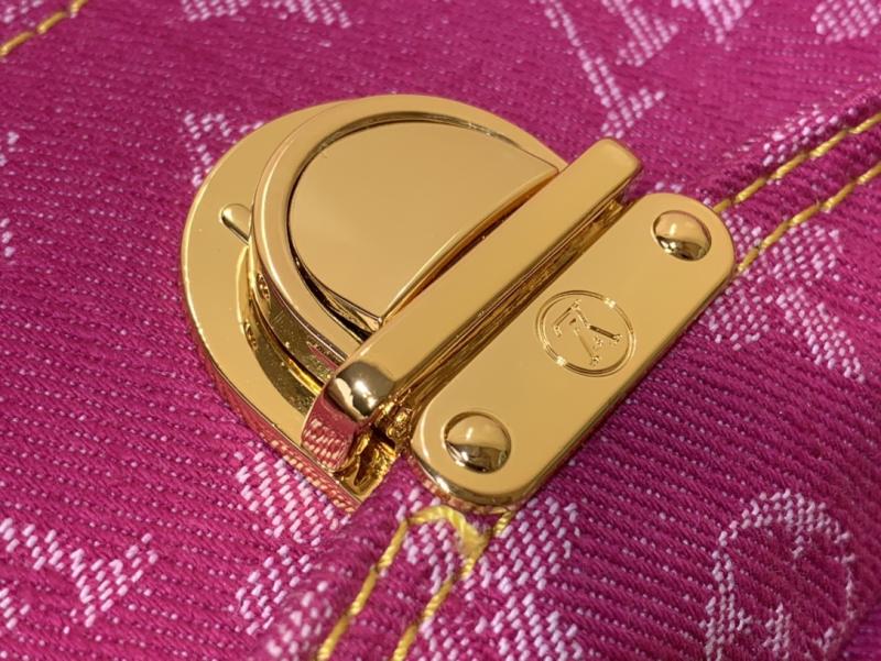 Louis Vuitton Monogram Denim Vintage Bag M44464 Pink