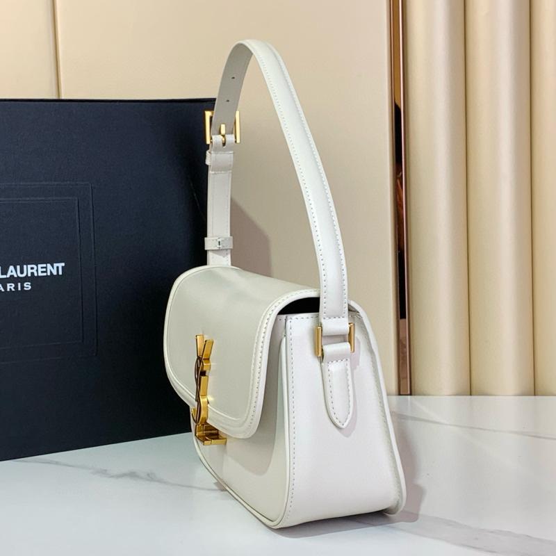 Saint Laurent Solferino Medium Bag White 832330