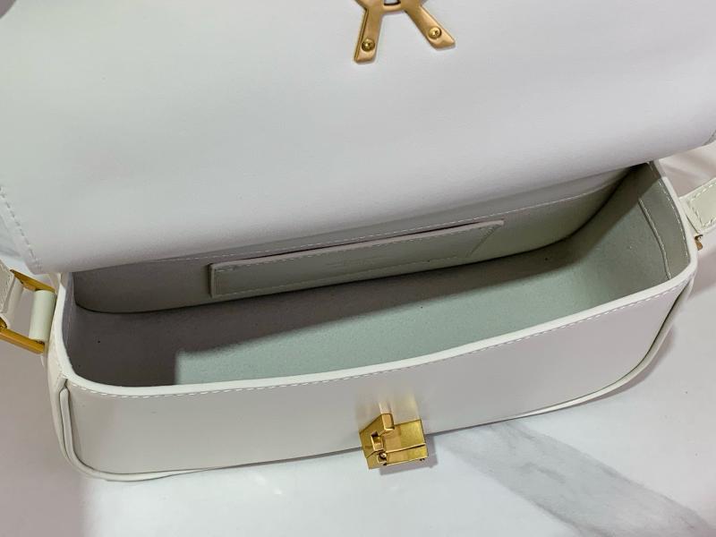 Saint Laurent Solferino Medium Bag White 832330