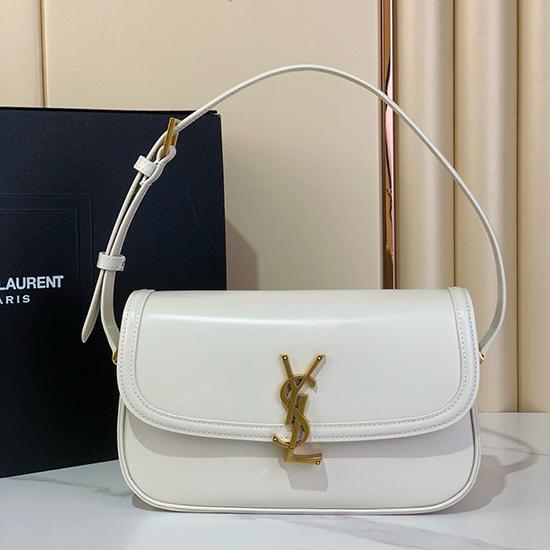 Saint Laurent Solferino Medium Bag White 832330