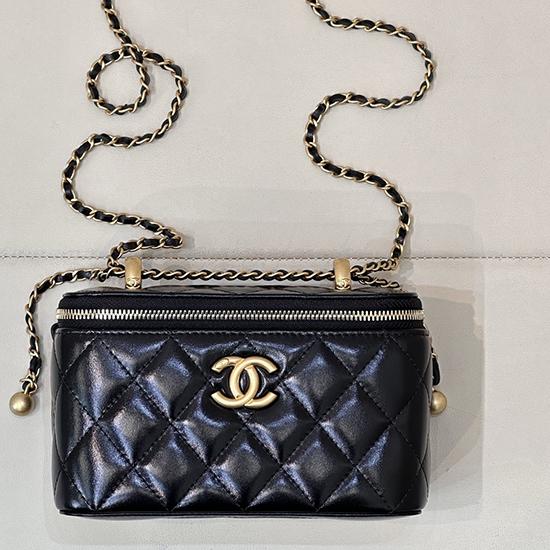 Small Chanel Vanity With Chain Black AP3651