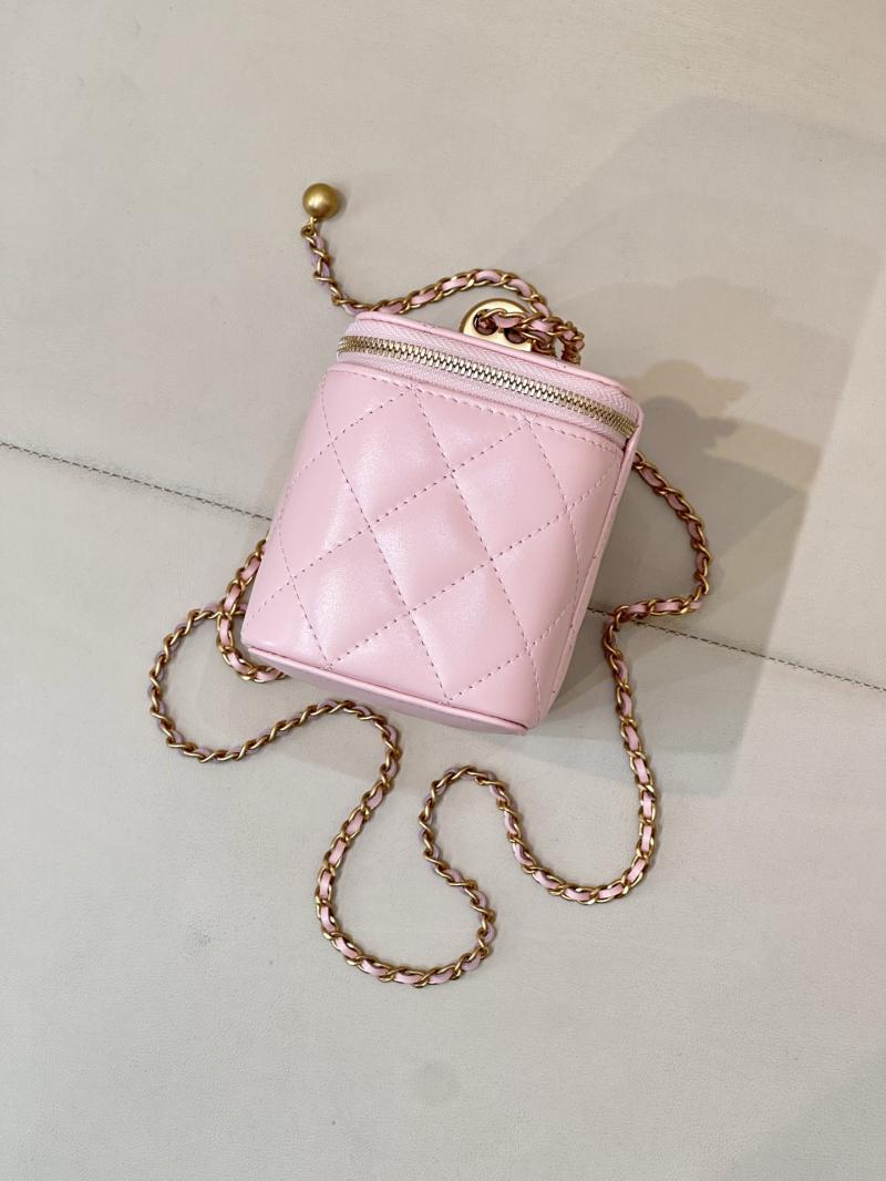 Small Chanel Vanity With Chain Pink AP3651