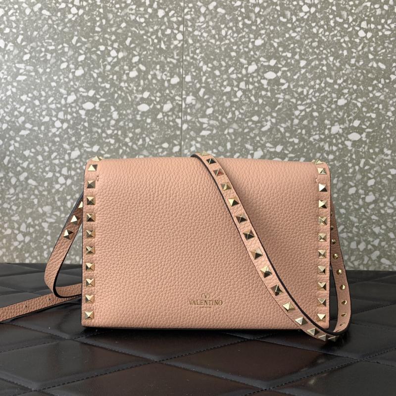 Valentino Small Rockstud Cross body bag Pink V0181