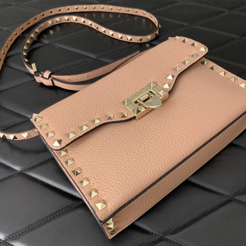 Valentino Small Rockstud Cross body bag Pink V0181