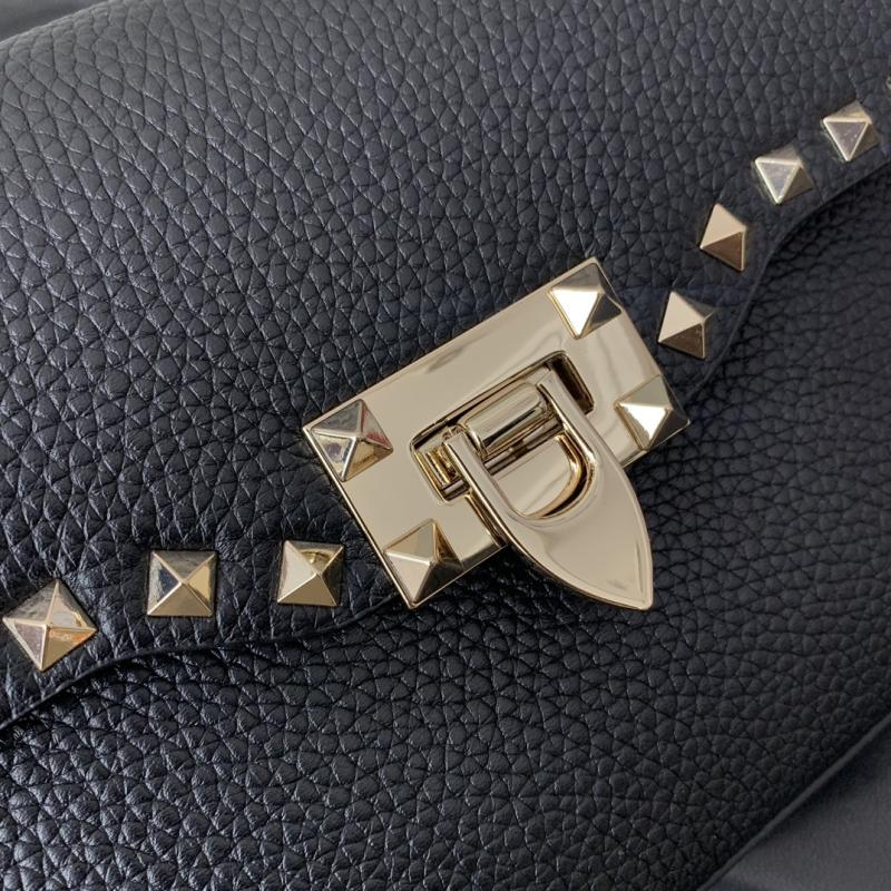 Valentino Small Rockstud Cross body bag V0181 Black