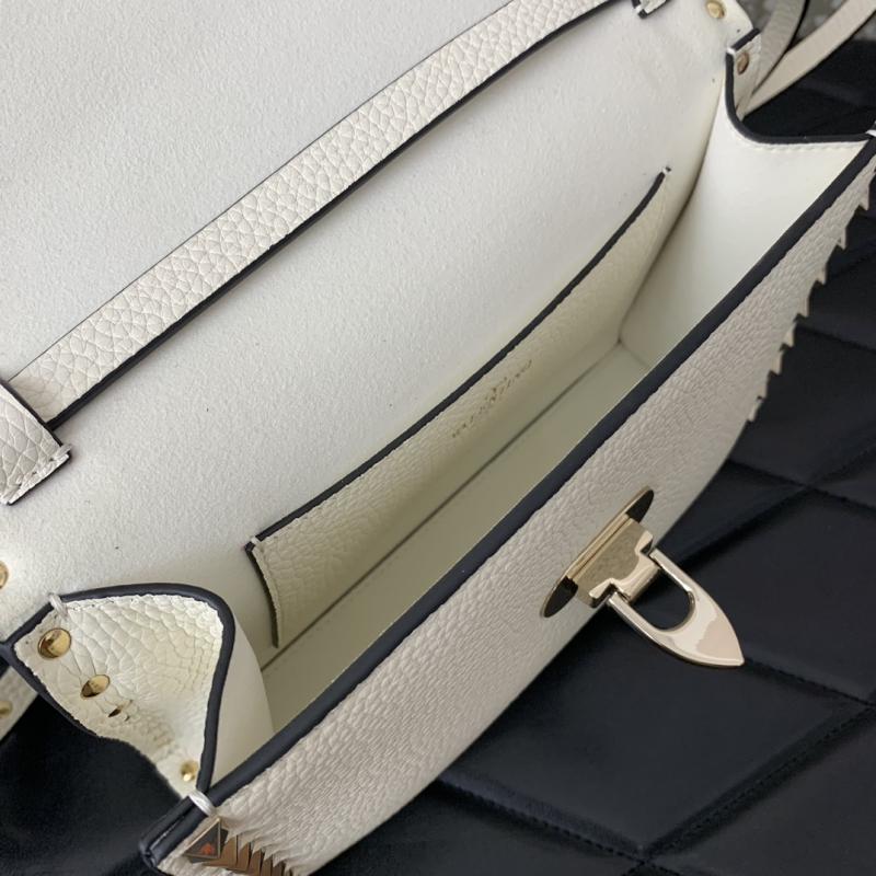 Valentino Small Rockstud Cross body bag White V0181