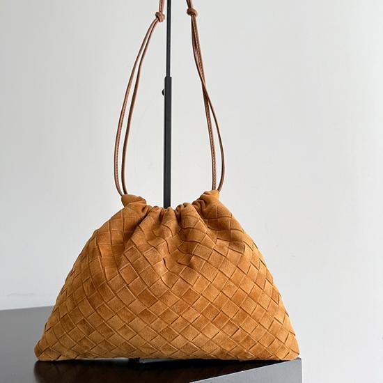 Bottega Veneta Medium Suede Dustbag Brown 796728