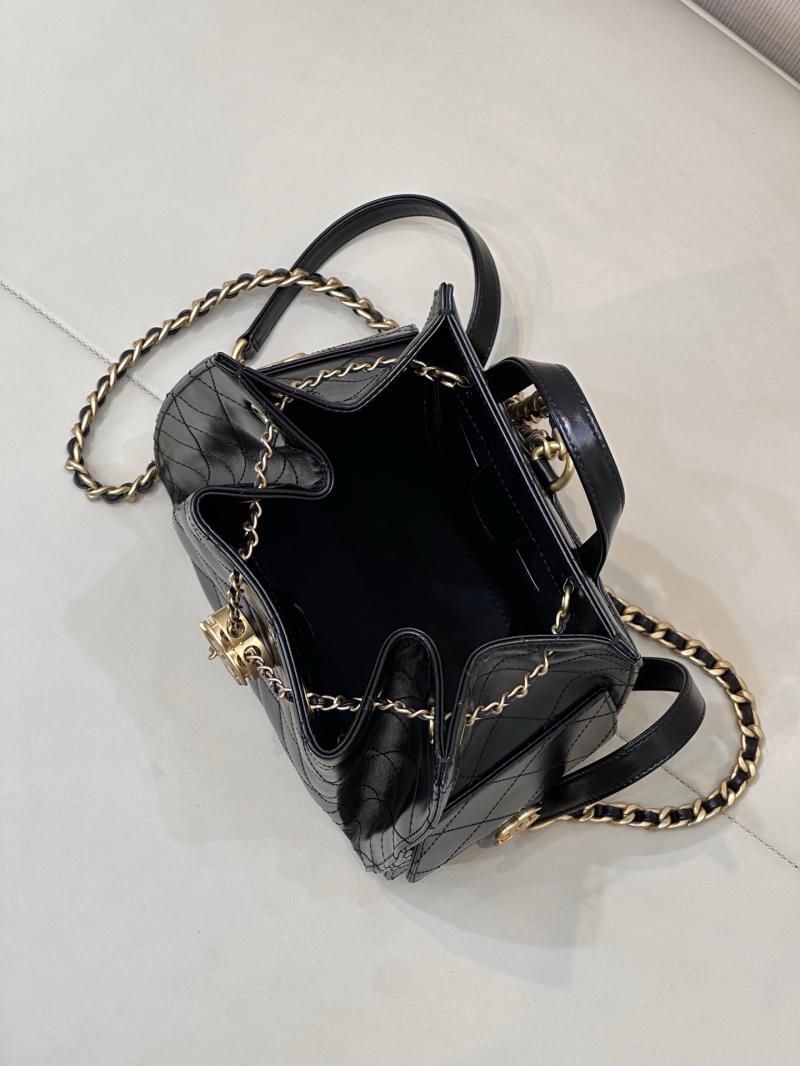 Chanel 25 Shiny Calfskin Medium Backpack AS5600
