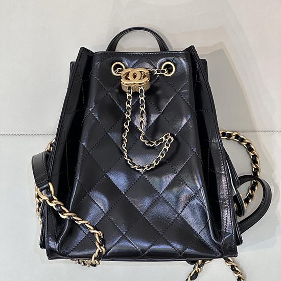 Chanel 25 Shiny Calfskin Medium Backpack AS5600