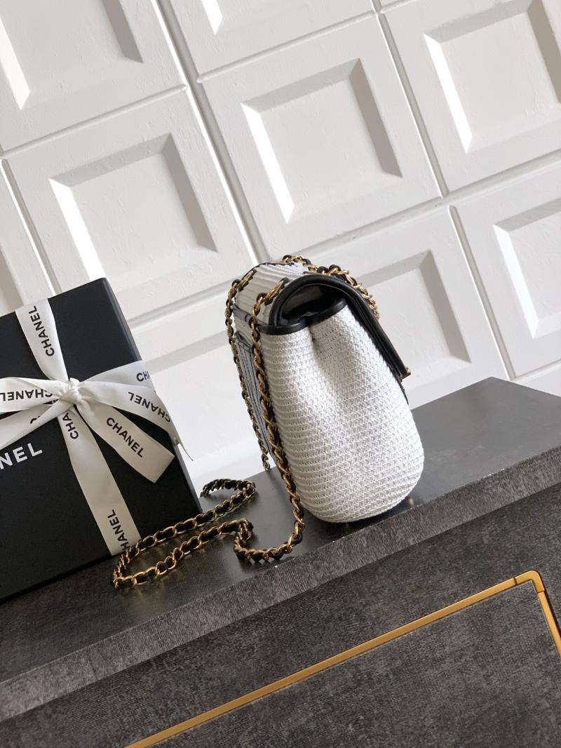 Chanel Flap Bag White AS82201