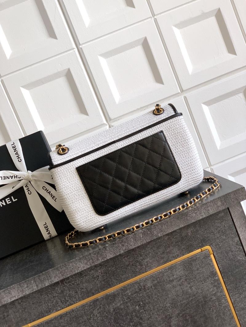 Chanel Flap Bag White AS82201