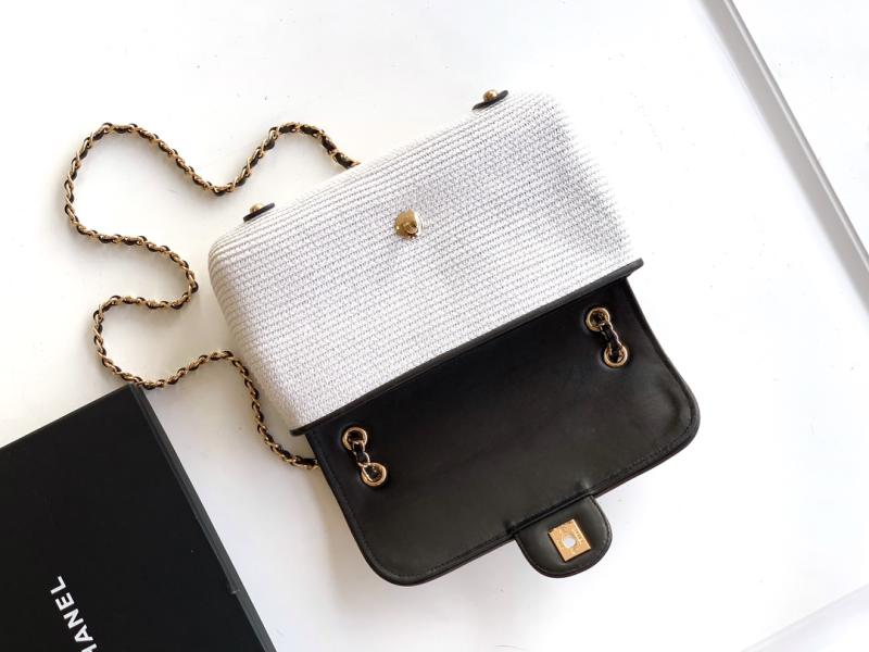 Chanel Flap Bag White AS82201