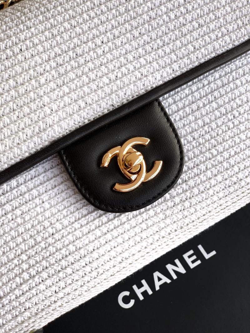 Chanel Flap Bag White AS82201