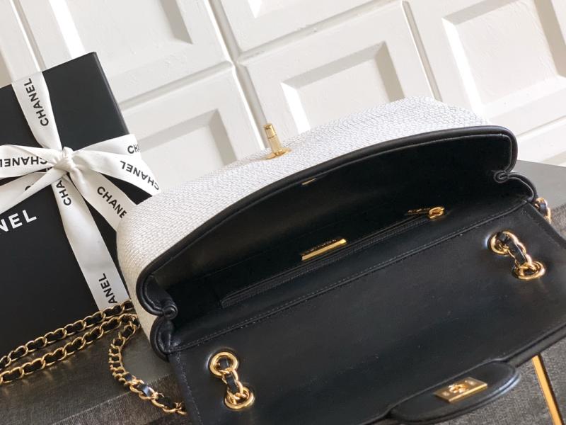 Chanel Flap Bag White AS82201