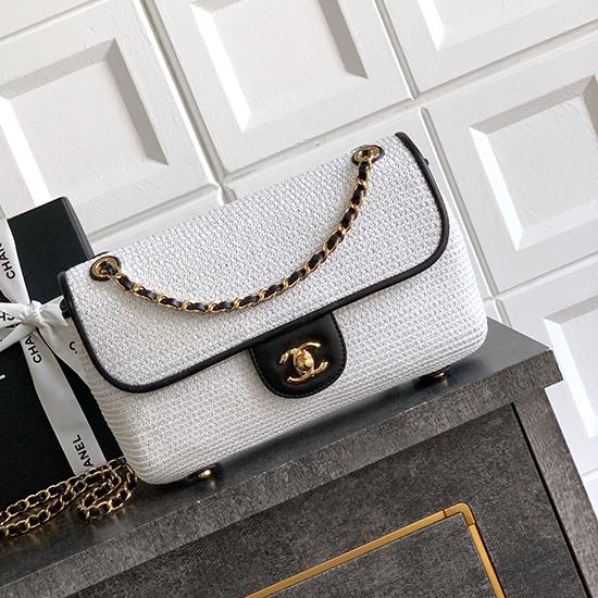 Chanel Flap Bag White AS82201