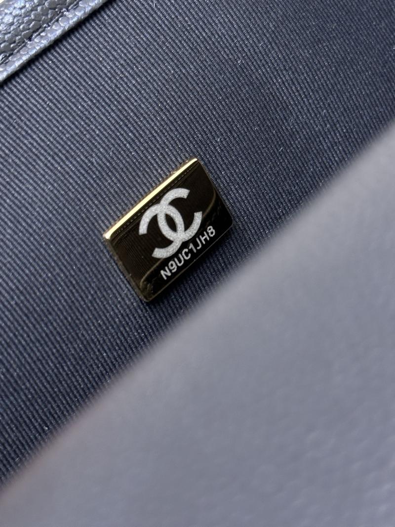 Chanel Flap Bag With Top Handle Black AS3653